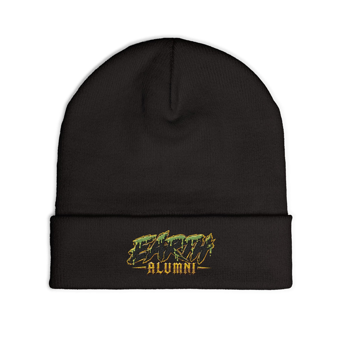 Earth Alumni Beanie, Embroidered Knit Hat