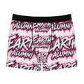 Earth Alumni Graphic Boxer Briefs — Bold Pink Graffiti Print
