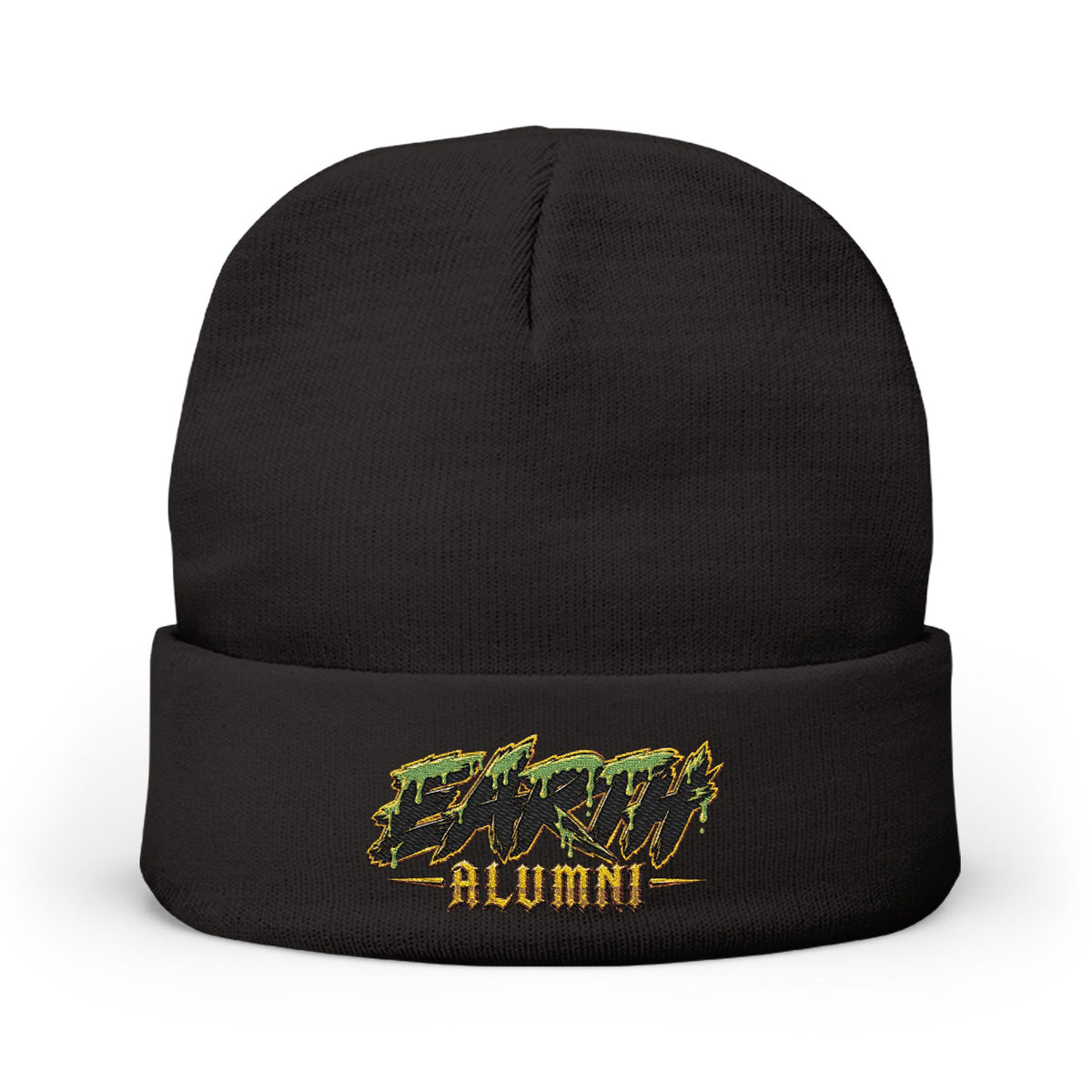Earth Alumni Beanie, Embroidered Knit Hat