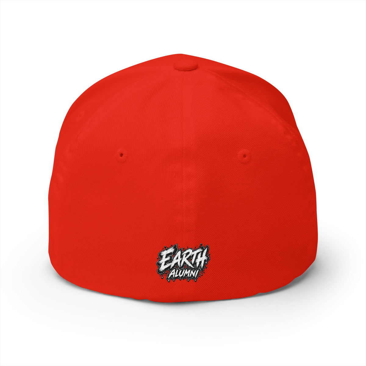 Embroidered 'EARTH' Graffiti Cap — Structured Closed-Back Baseball Hat