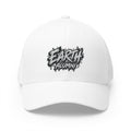 Embroidered 'EARTH' Graffiti Cap — Structured Closed-Back Baseball Hat