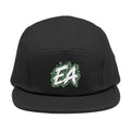 Embroidered 5-Panel Cap — 'EA' Earth Vibes Streetwear Cap