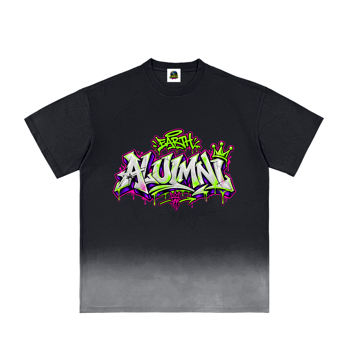 Alumni men’s/women’s graffiti Sunfade Vintage Washed T-Shirt