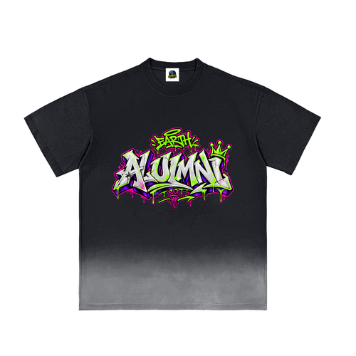Alumni men’s/women’s graffiti Sunfade Vintage Washed T-Shirt