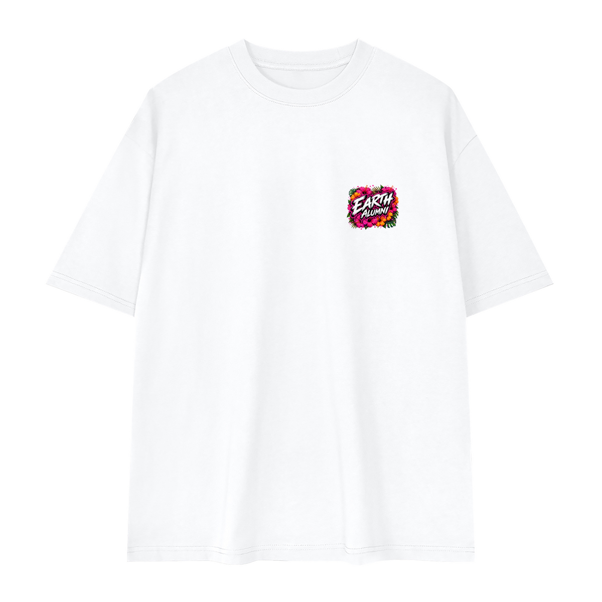 Alumni Streetwear Loose Drop Shoulder T-Shirt