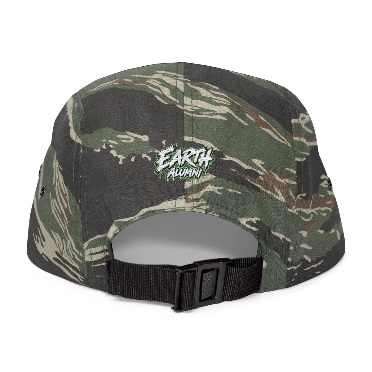 Embroidered 5-Panel Cap — 'EA' Earth Vibes Streetwear Cap