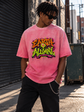 Alumni graffiti men’s/women’s Sunfade Edge Gradient T-Shirt