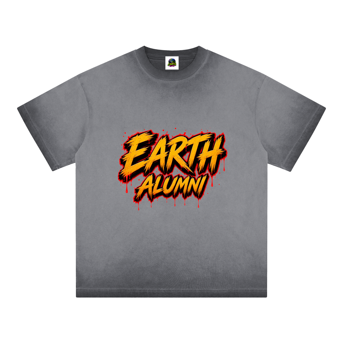 Alumni Reverse Dyed Loose Cotton T-Shirt