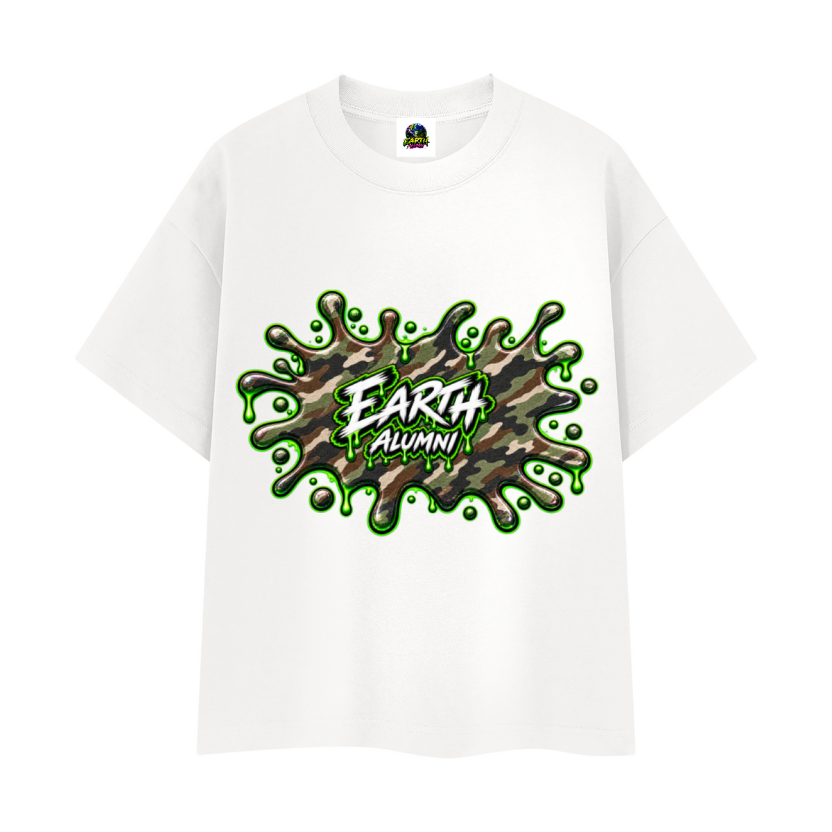 Alumni (camo) Unisex Heavyweight Boxy T-Shirt