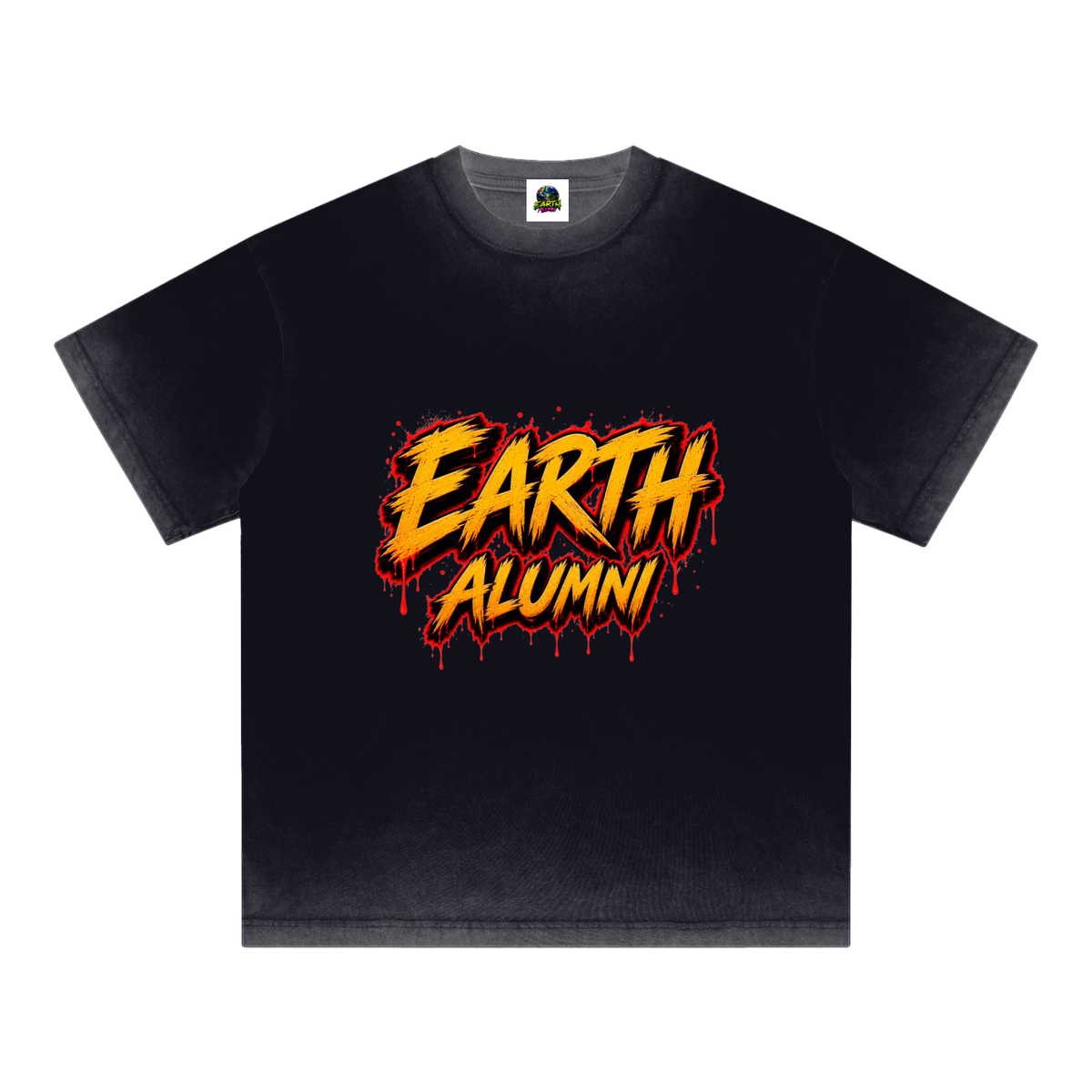 Alumni Reverse Dyed Loose Cotton T-Shirt