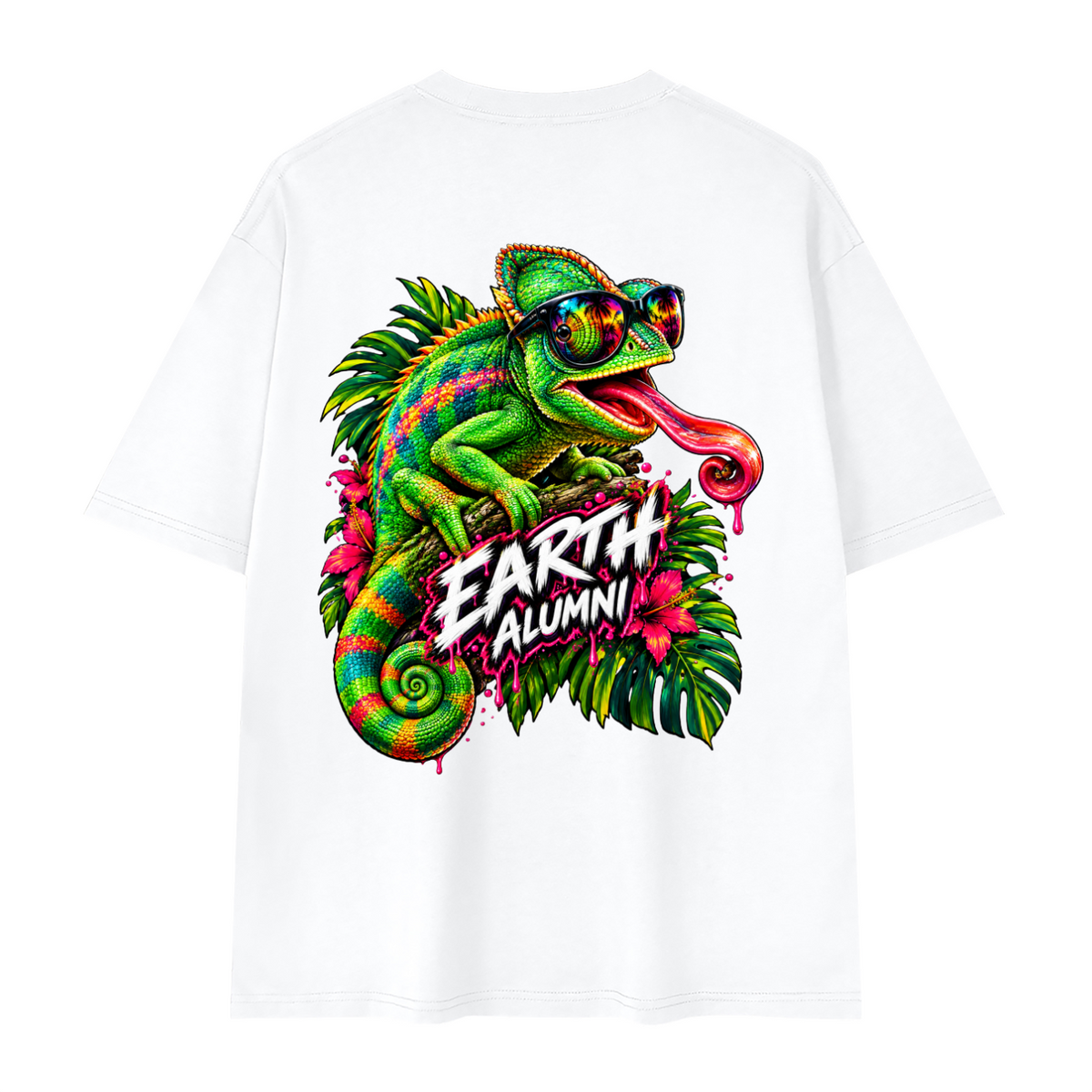 Alumni Streetwear Loose Drop Shoulder T-Shirt