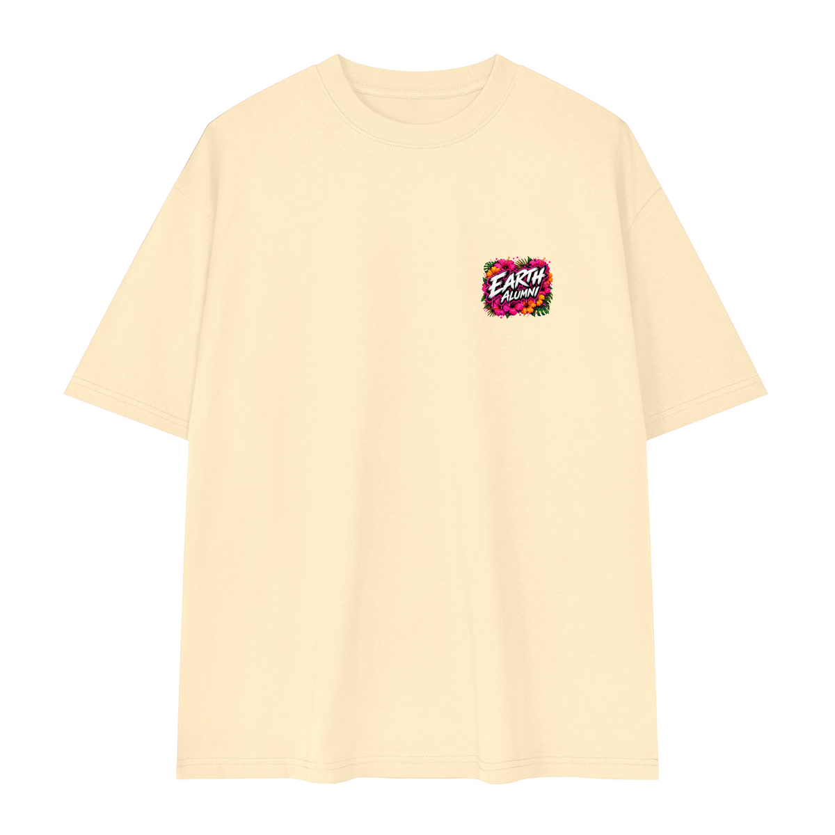 Alumni Streetwear Loose Drop Shoulder T-Shirt