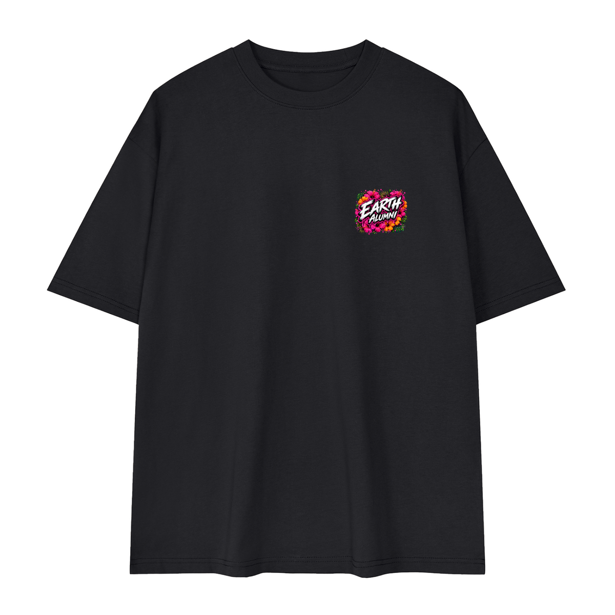 Alumni Streetwear Loose Drop Shoulder T-Shirt