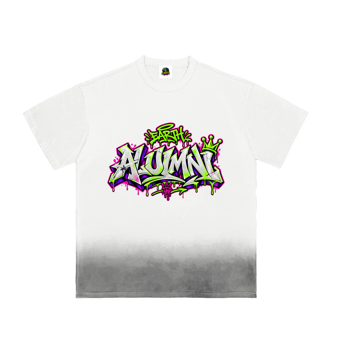Alumni men’s/women’s graffiti Sunfade Vintage Washed T-Shirt