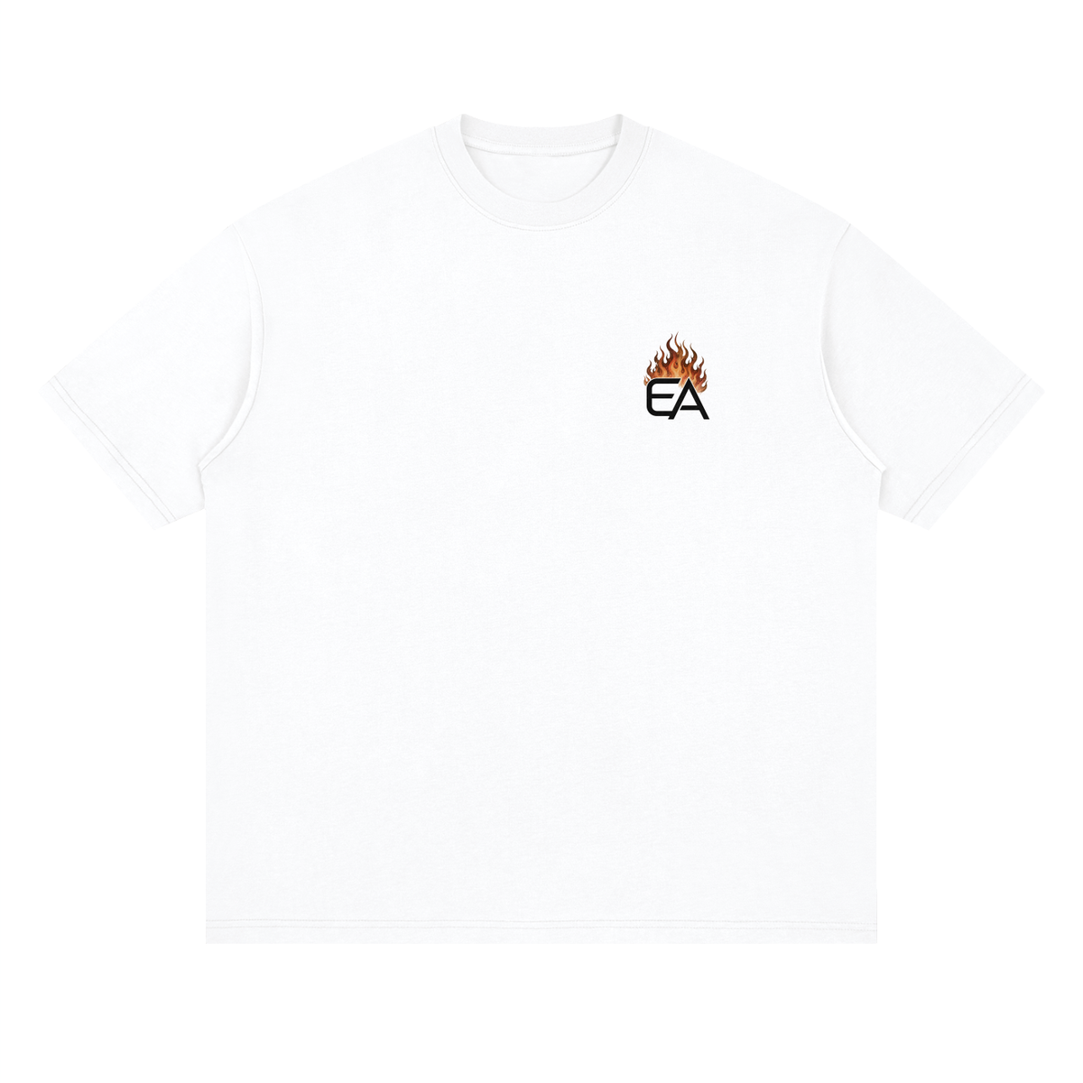 Signature Alumni Streetwear Loose Drop Shoulder T-Shirt